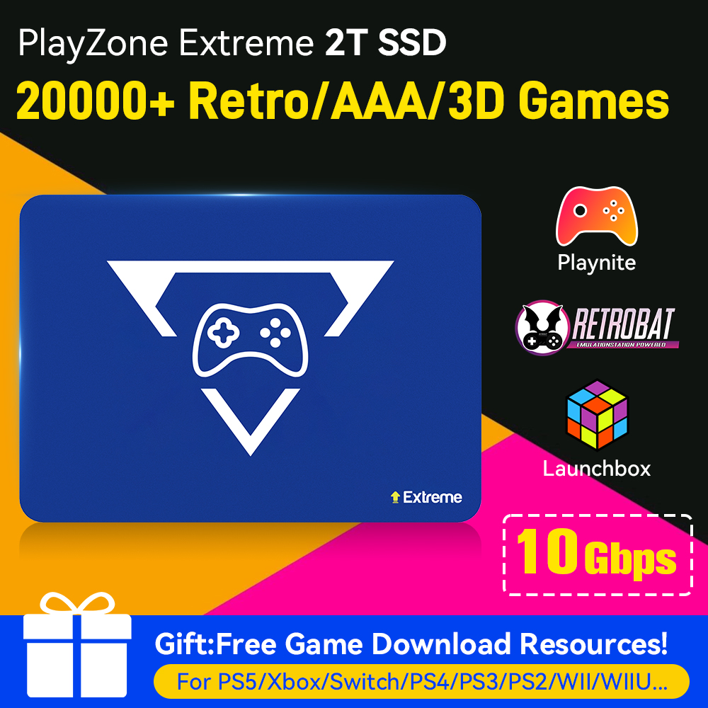 Gaming Console Latest - 2TB Gaming Emulation Hard Drive With