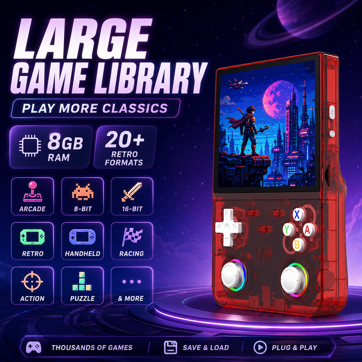 Gaming Console Options - R36 Ultra X Retro Game Console