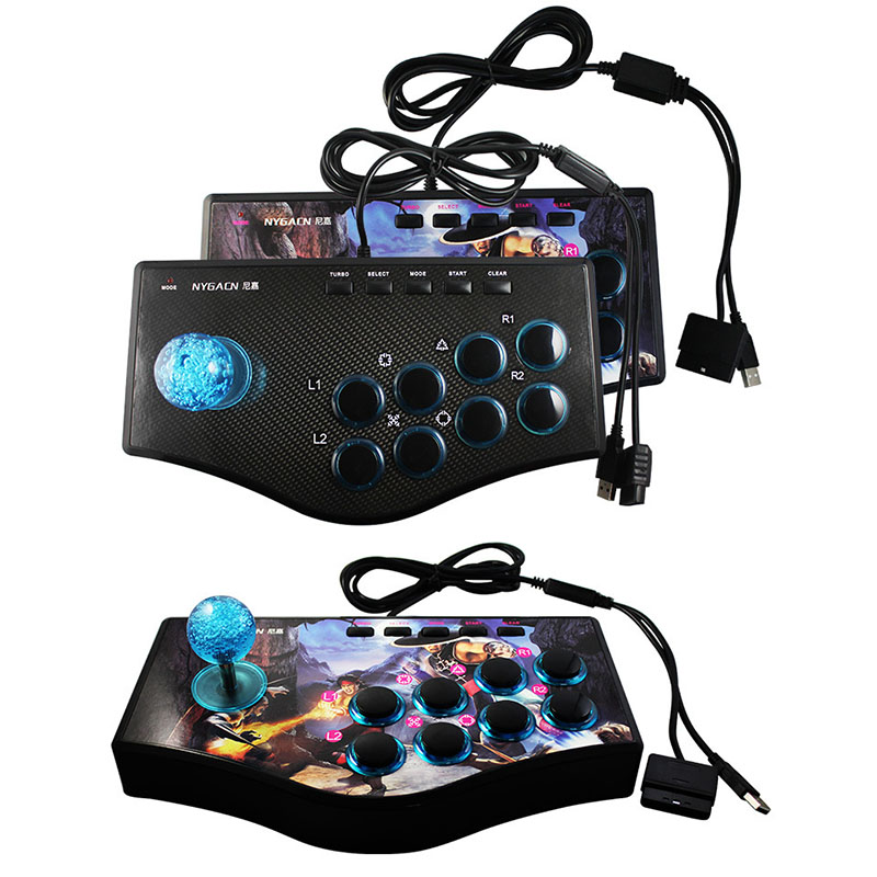 Gaming Console Tv Stand - FULL-Retro Arcade Game Rocker Controller Usb