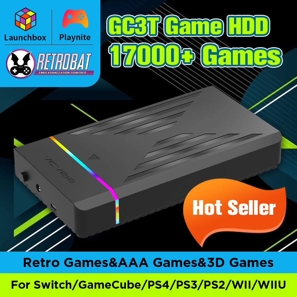 Gaming Console Latest - 3TB Retro Gaming Hard Drive With