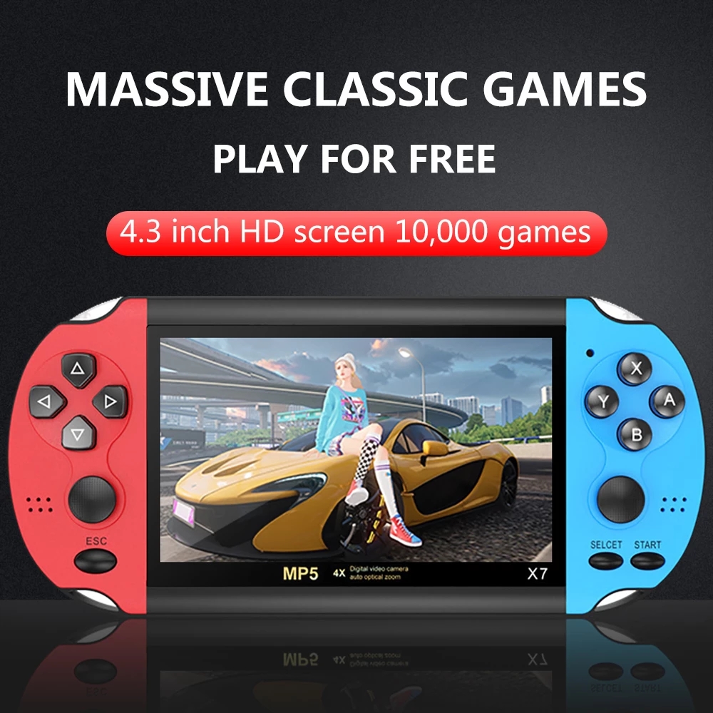 Gaming Console Old School - Hand Game Console Arcade Player Handheld
