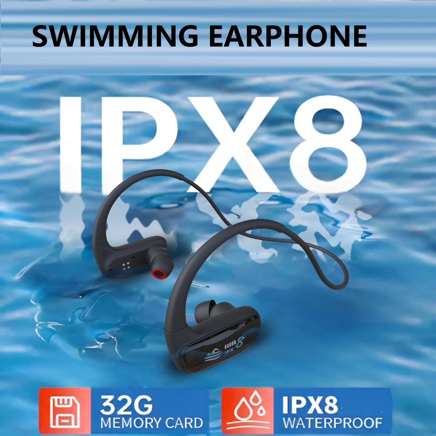 Gaming Console For Your Phone - Swimming Earphone 16/32GB MP3 Music Player
