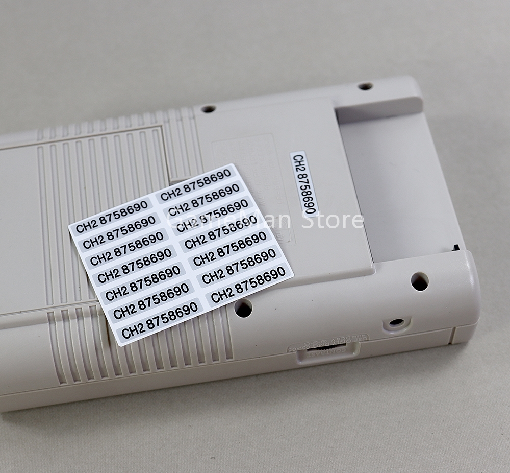 Gaming Console Nintendo - 10pcs Serial Number Sticker Back Label
