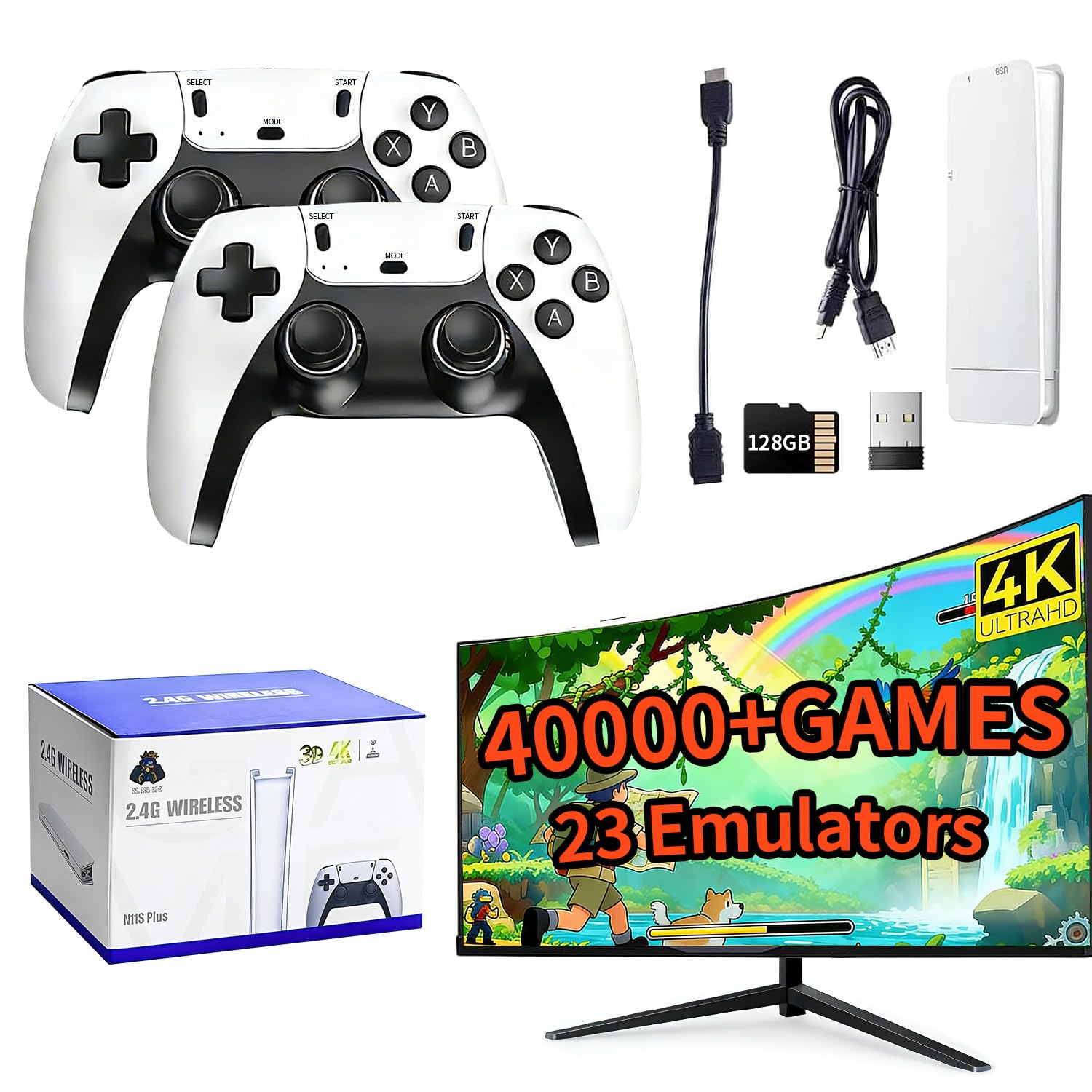2026 Retro Gaming Console, 4K  - Gaming Console Stick 리뷰 및 가격