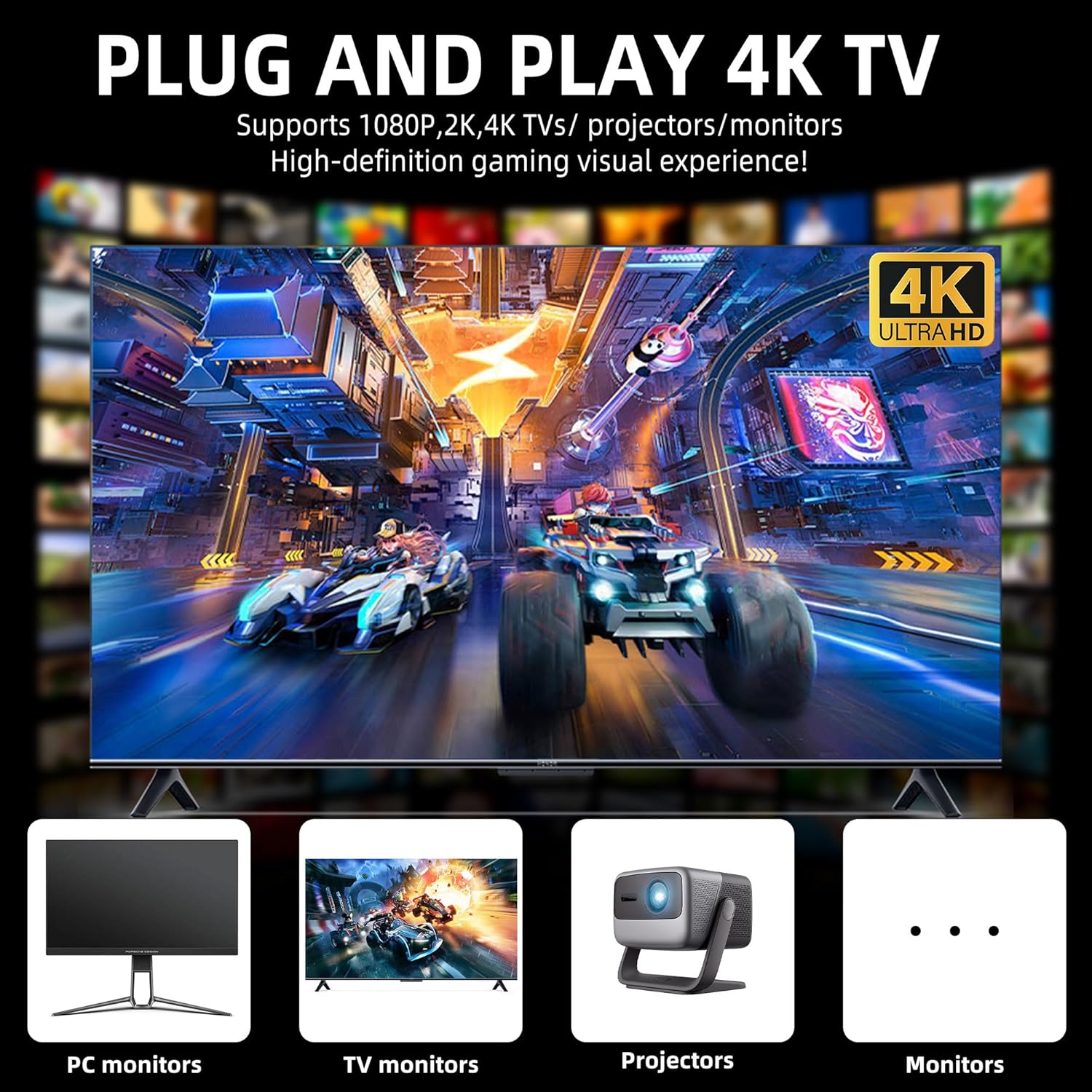 2026 Retro Gaming Console, 4K  - Gaming Console Stick 리뷰 및 가격