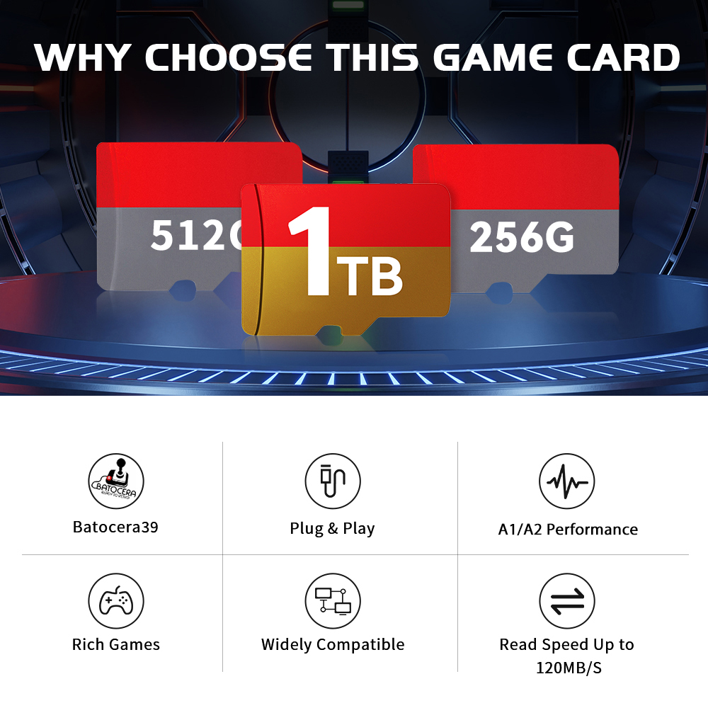 1TB Latest Batocera 39 OS TF G - Gaming Console Steam Deck 리뷰 및 가격