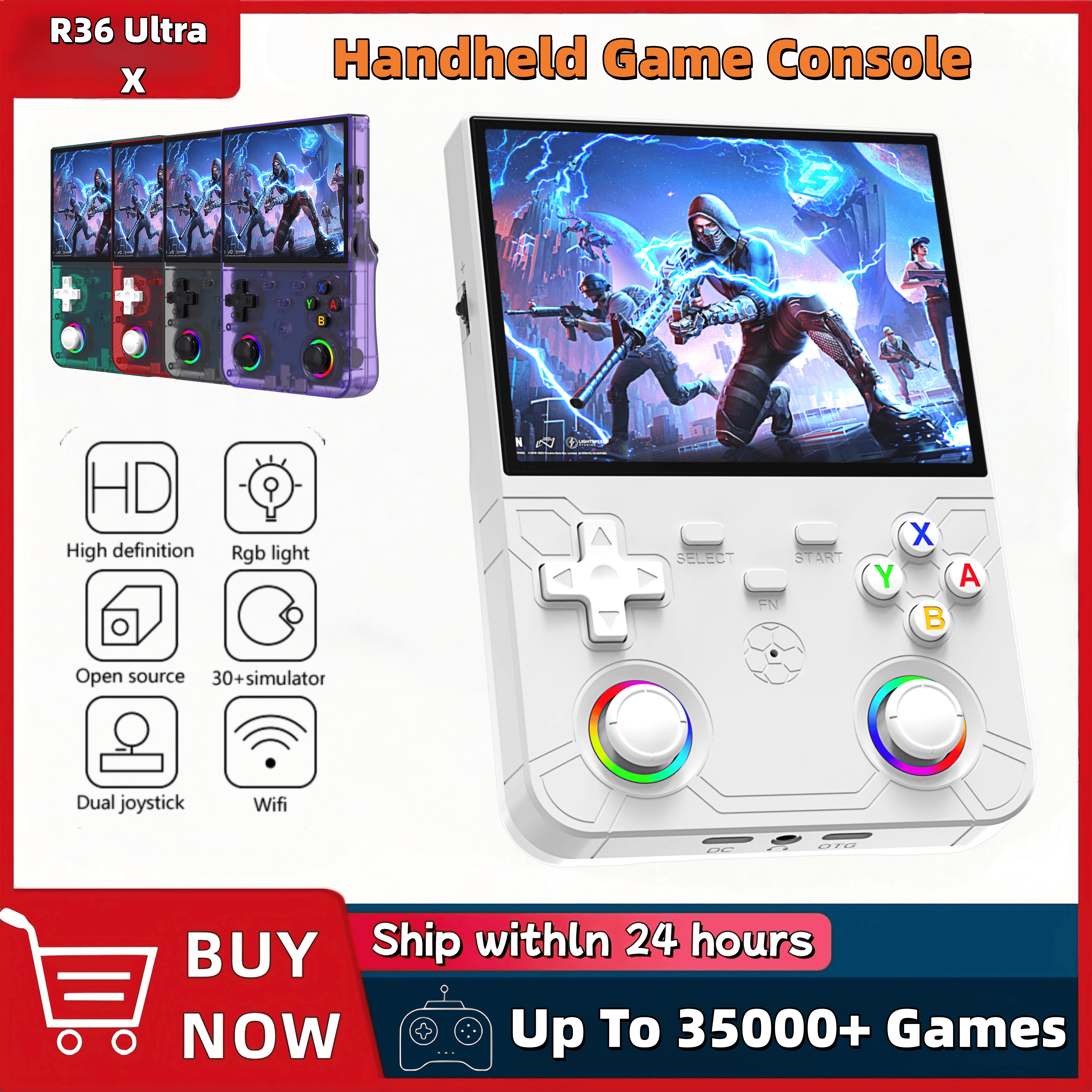 R36 Ultra X Handheld Game Play - Gaming Console R36 리뷰 및 가격