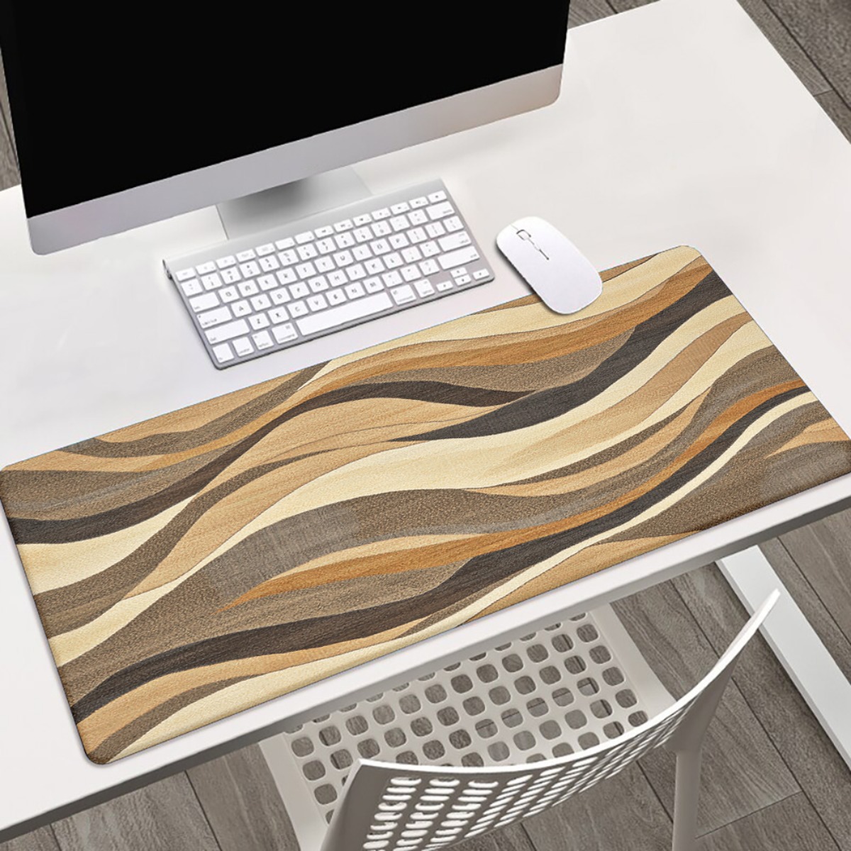 Brand Wavy Iron Art Desk Mat N - Gaming Console Brands 리뷰 및 가격