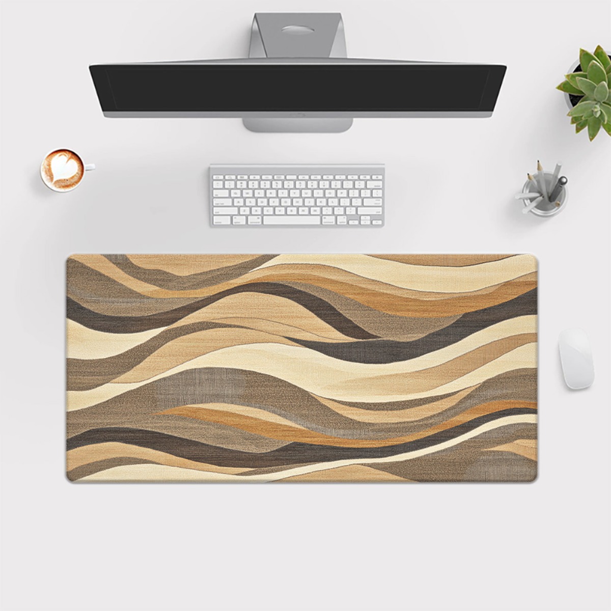 Brand Wavy Iron Art Desk Mat N - Gaming Console Brands 리뷰 및 가격
