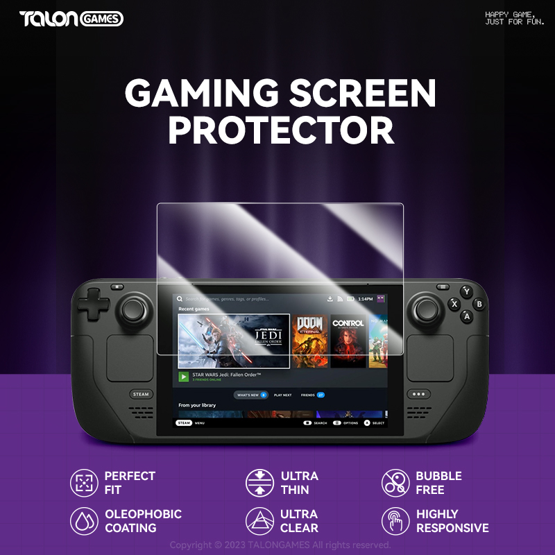TALONGAMES 2Pcs 0.2mm Anti-Scr - Gaming Console Steam Deck 리뷰 및 가격