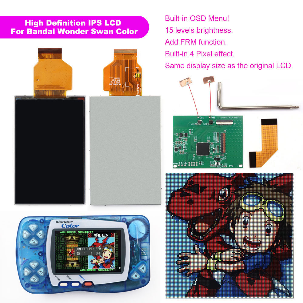 Newest WSC Hightlight IPS LCD  - Gaming Console Display 리뷰 및 가격