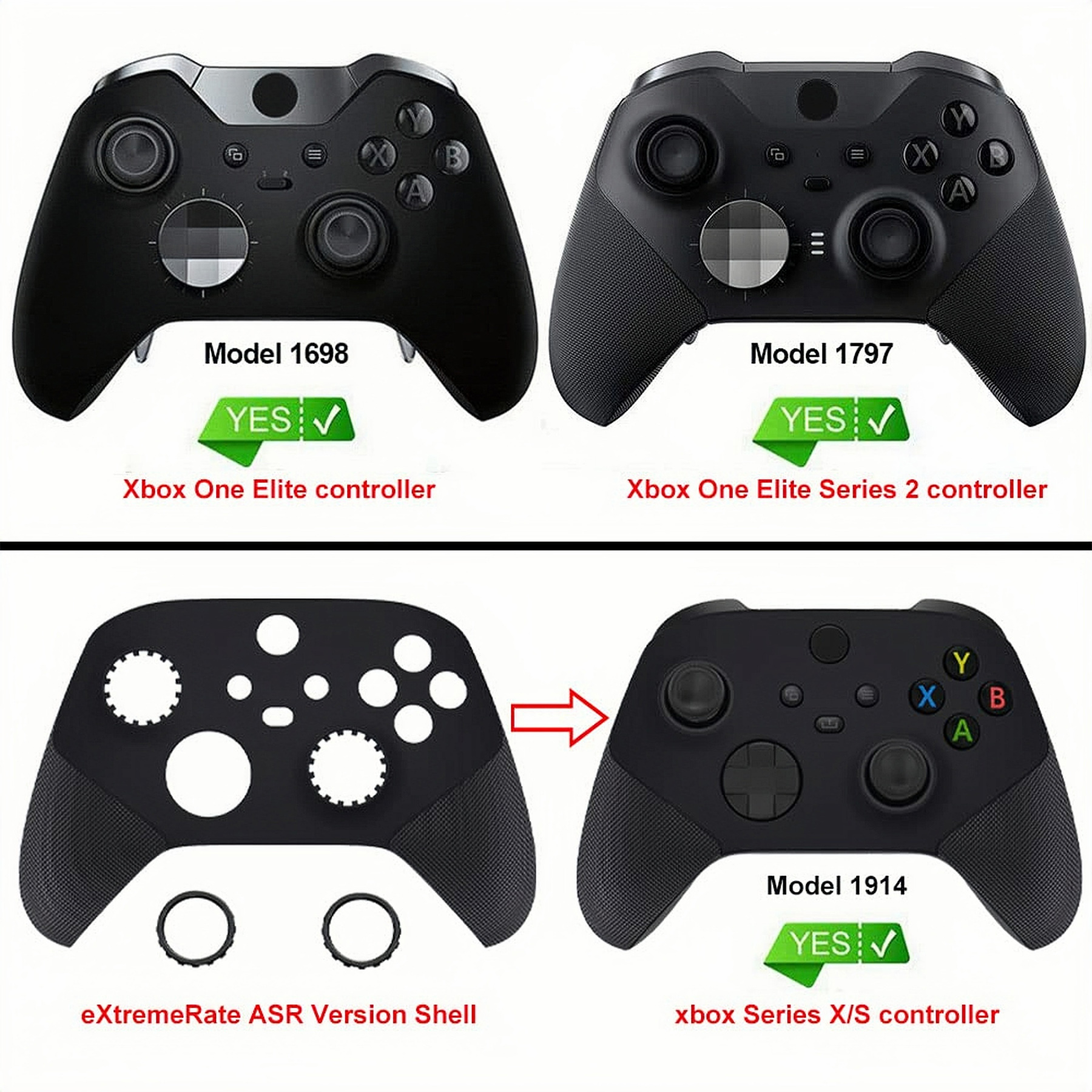 eXtremeRate Accent Rings for X - Xbox Elite Controller 리뷰 및 가격