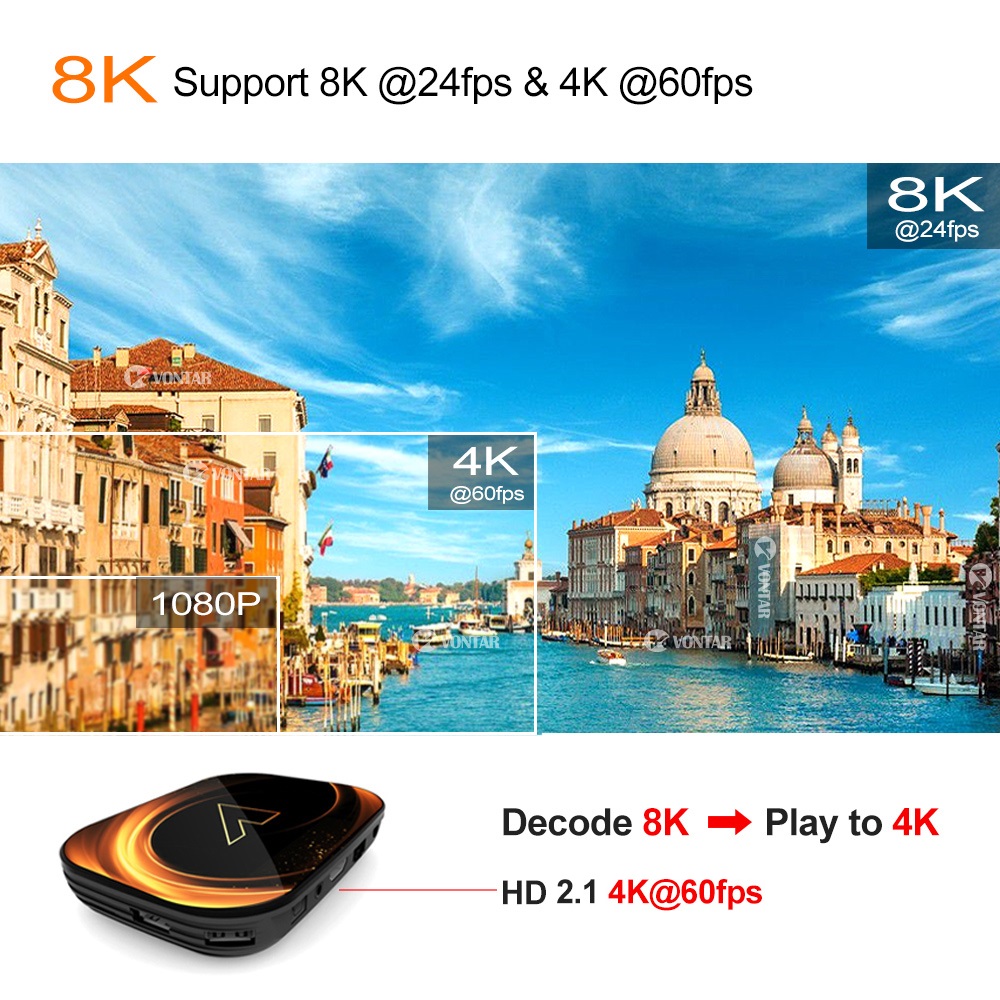 VONTAR X3 4GB 32GB 8K TV BOX A - Gaming Console Tv Stand 리뷰 및 가격