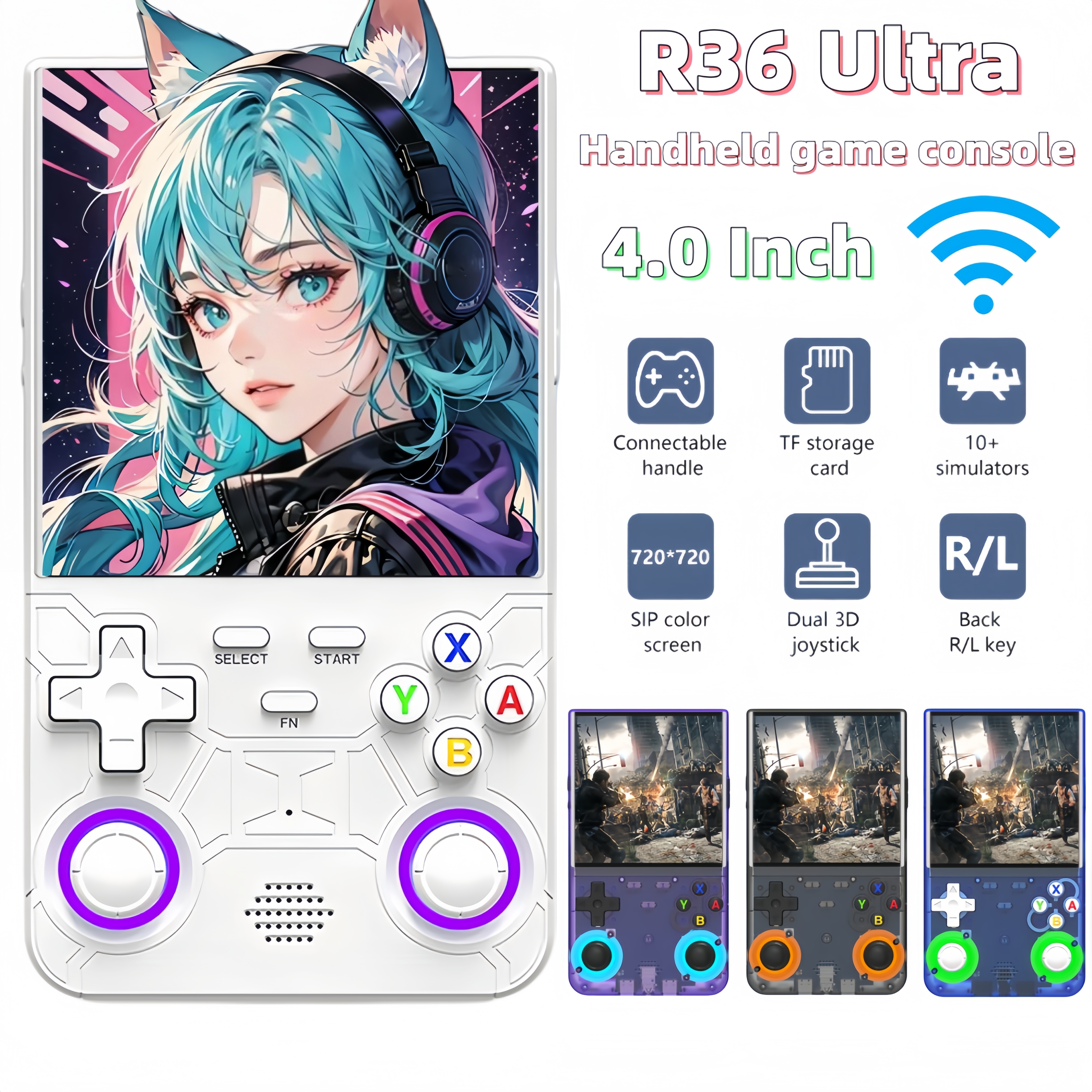 R36S R36 Ultra Handheld Retro  - Gaming Console R36 리뷰 및 가격