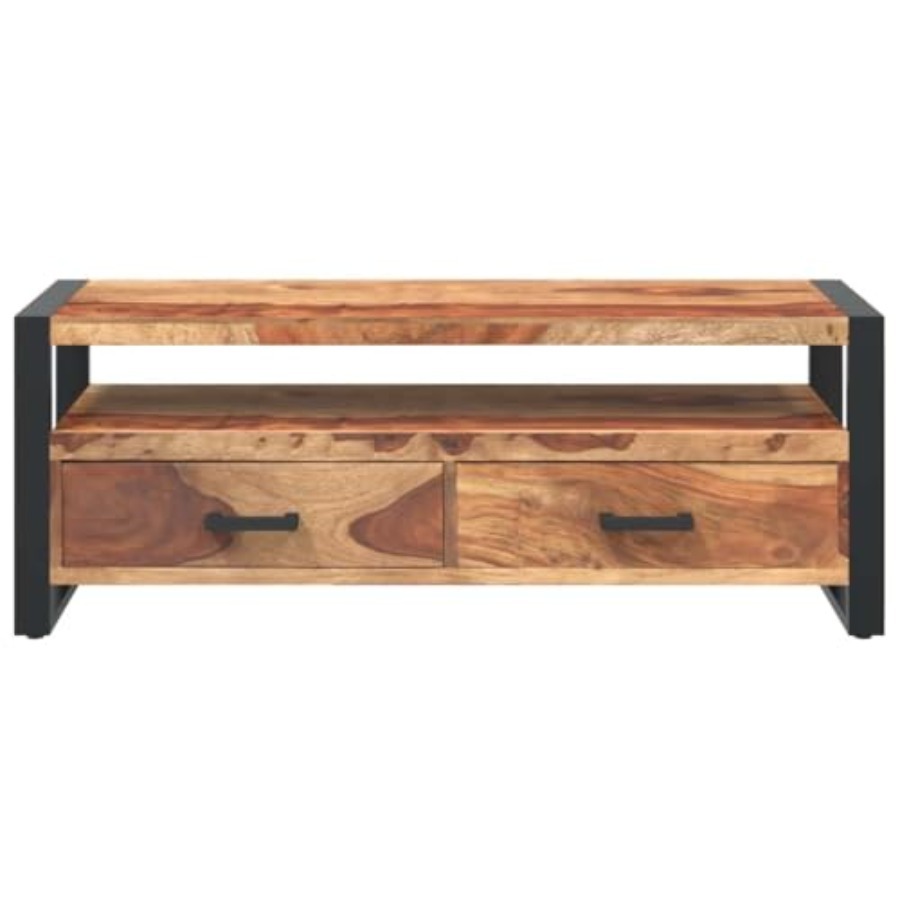 Solid Wood Acacia TV Stand 47. - Gaming Console Tv Stand 리뷰 및 가격