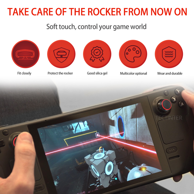 2/4Pcs Silicone Thumbstick Joy - Gaming Console Steam Deck 리뷰 및 가격