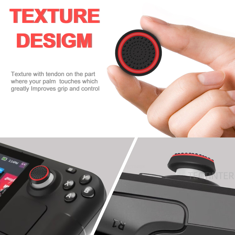 2/4Pcs Silicone Thumbstick Joy - Gaming Console Steam Deck 리뷰 및 가격