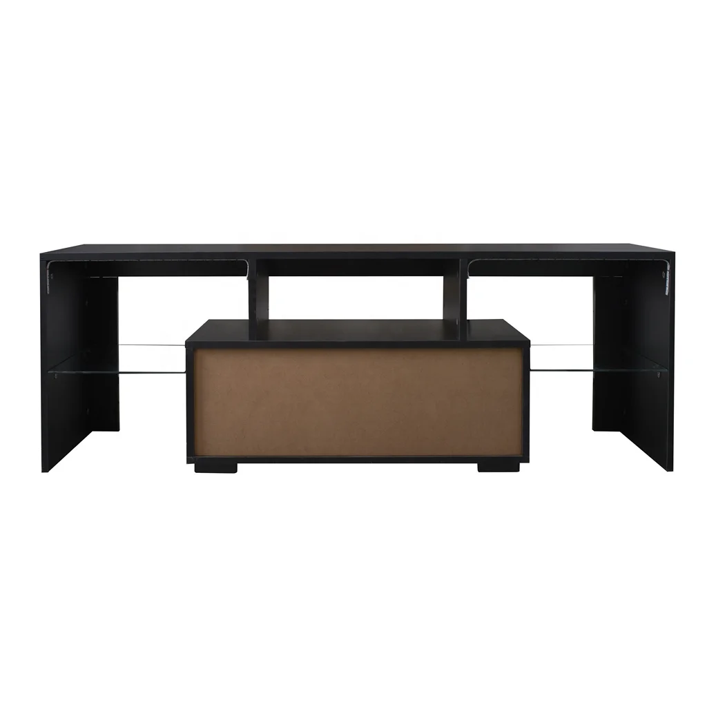 #Black TV Stand with LED RGB L - Gaming Console Tv Stand 리뷰 및 가격