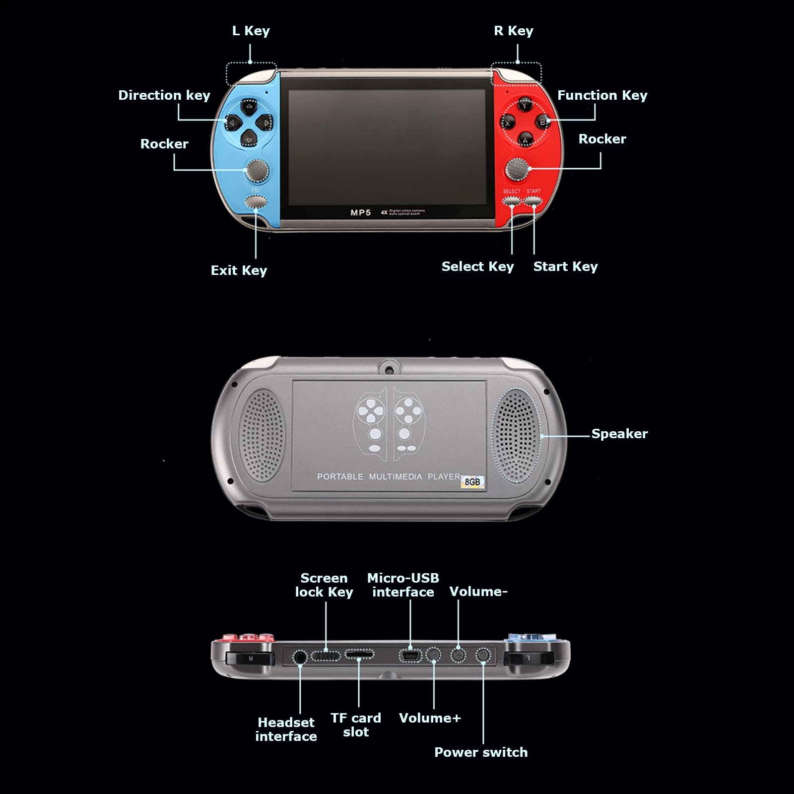 Hand Game Console Arcade Playe - Gaming Console Old School 리뷰 및 가격