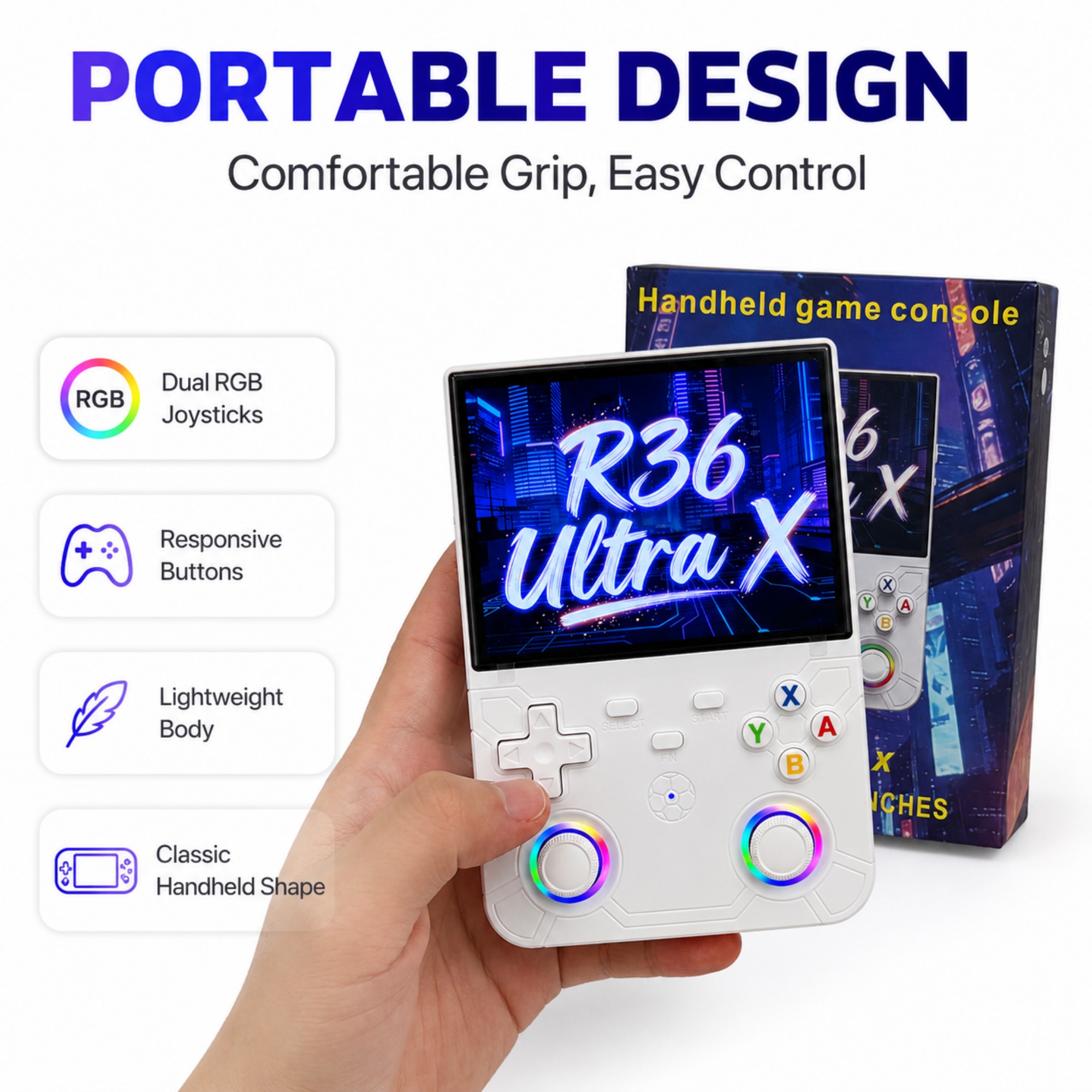 Retro Handheld Game Console R3 - Gaming Console R36 리뷰 및 가격