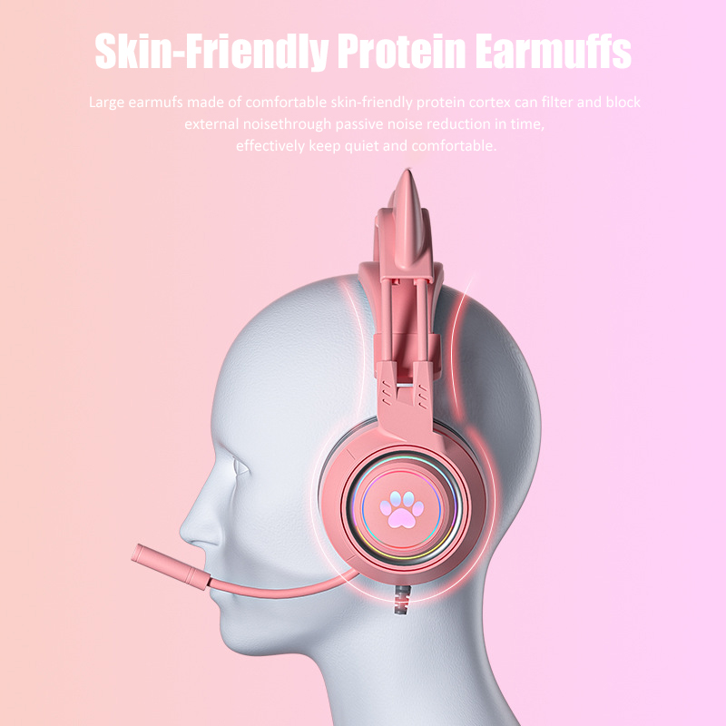 Cute Cat Ear Gaming Headphones - Gaming Console For Your Phone 리뷰 및 가격
