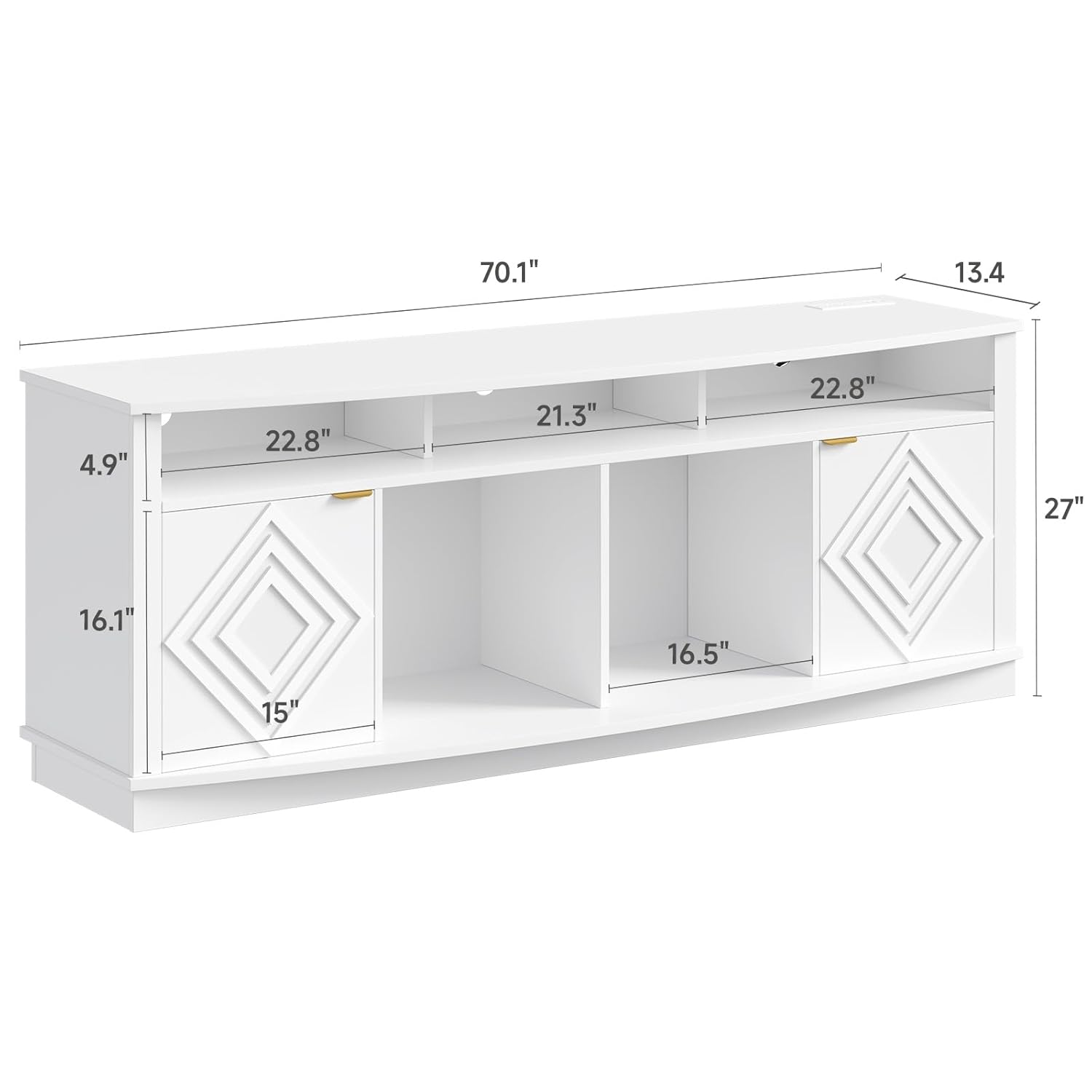 LED TV Stand for 80 Inch TV, E - Gaming Console Tv Stand 리뷰 및 가격