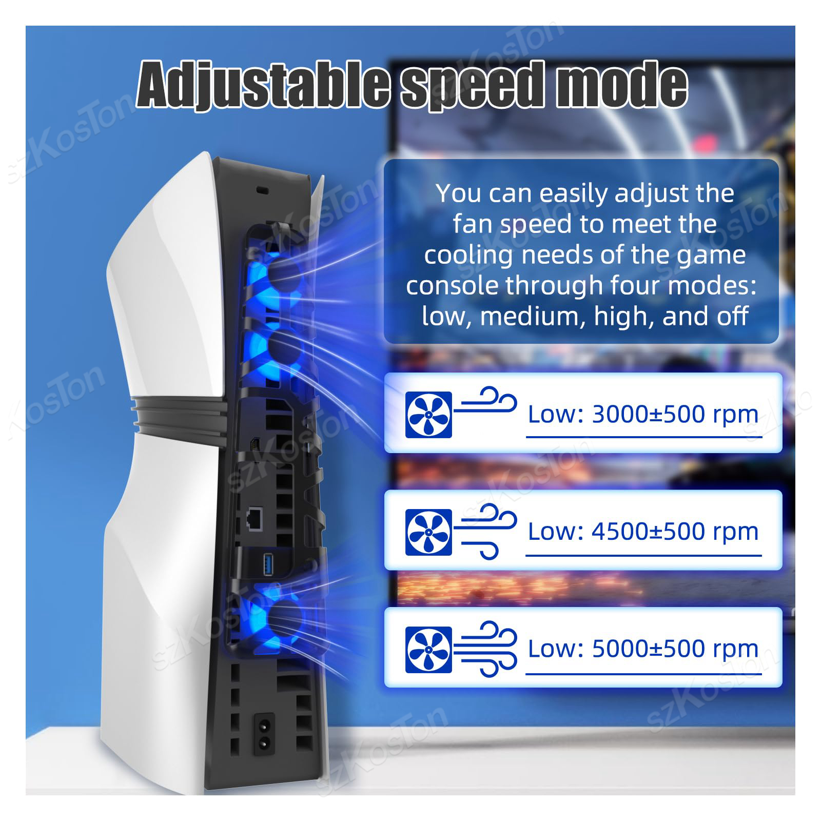 3 High-speed Cooling Fan For P - Gaming Console Usb 리뷰 및 가격
