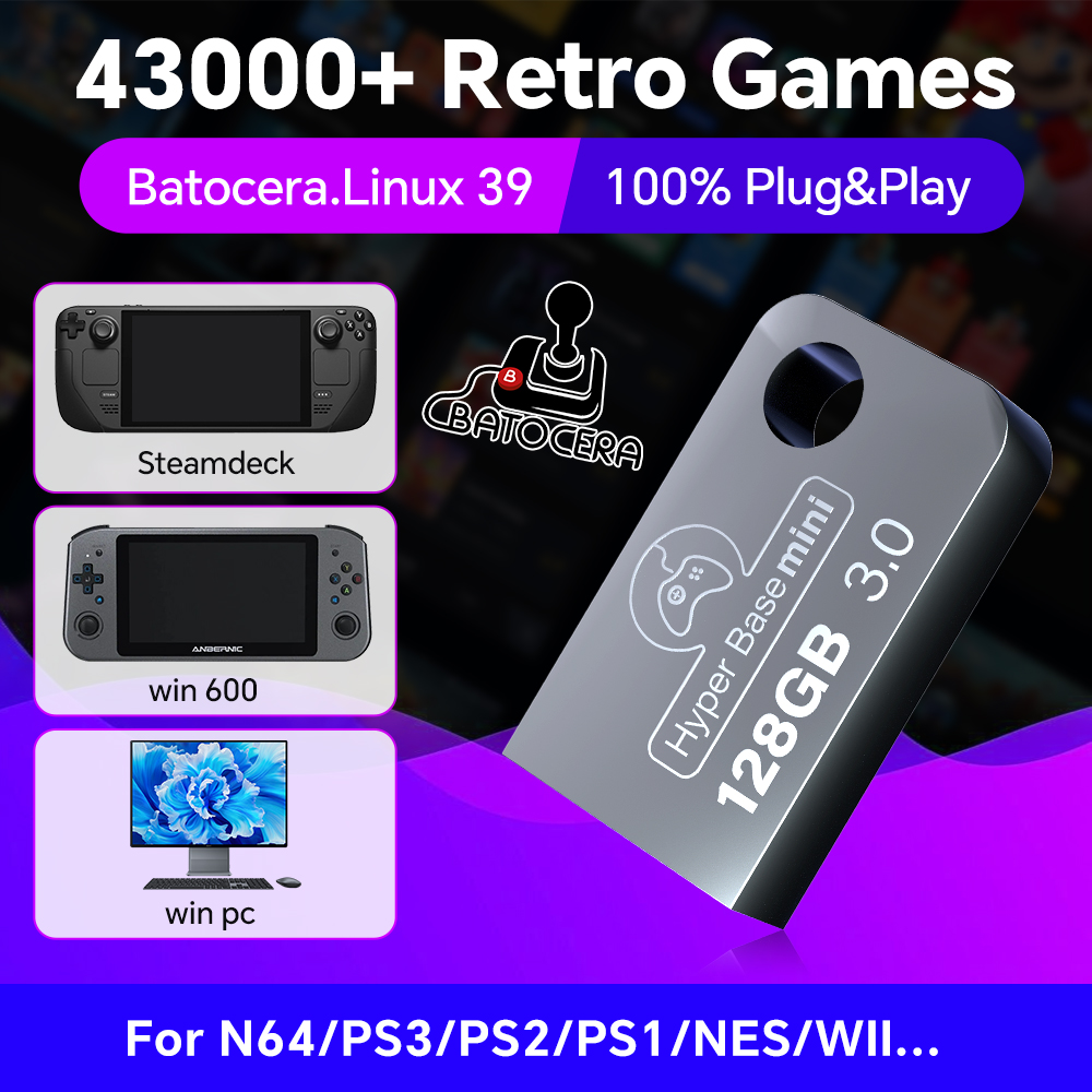 Batocera 128G USB Flash Drive  - Gaming Console Stick 리뷰 및 가격
